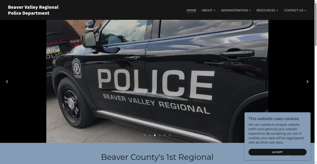 Security scan screenshot of https://bvrpd-pa.gov/