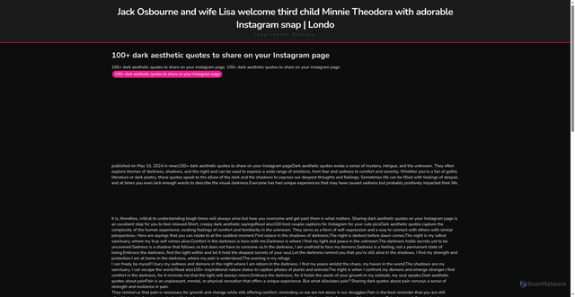 Security scan screenshot of https://pikejudgeblog-dpn8knmrw4nu.edgeone.app/100-dark-aesthetic-quotes-to-share-on-your-instagram-page.html