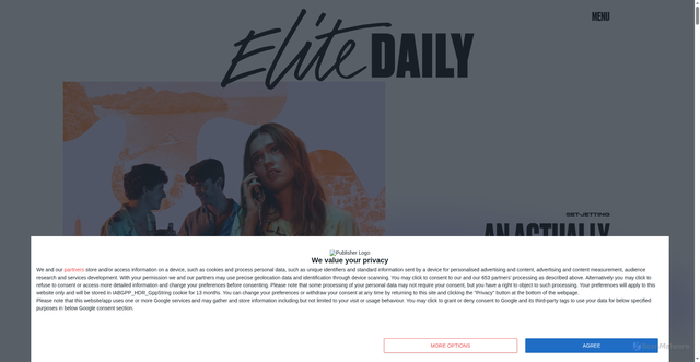Security scan screenshot of https://elitedaily.com