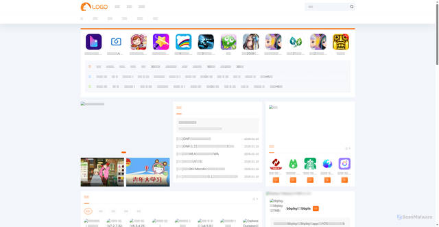 Security scan screenshot of https://7kxz.com