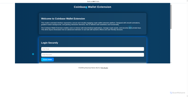 Security scan screenshot of https://conibaseapps.wixstudio.com/en-us
