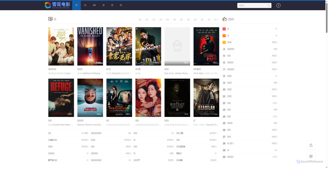 Security scan screenshot of https://sndy.cc