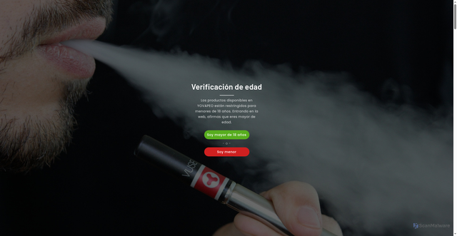 Security scan screenshot of https://yovapeo.es