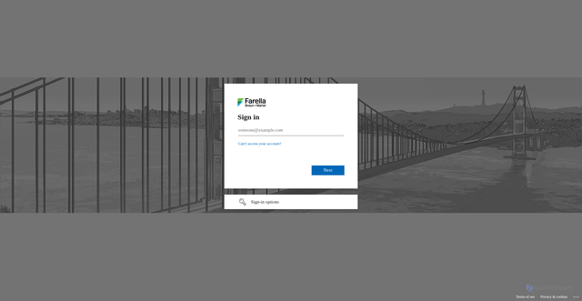 Security scan screenshot of https://fbmllp-my.sharepoint.com