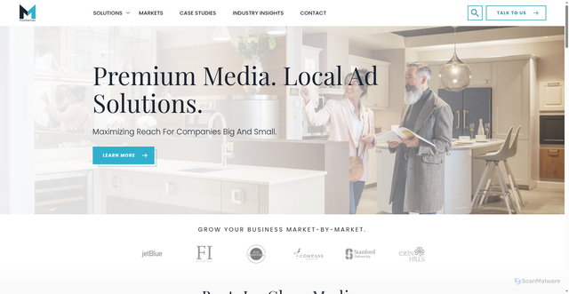 Security scan screenshot of https://mediamaxnetworksolutionsonline.co/