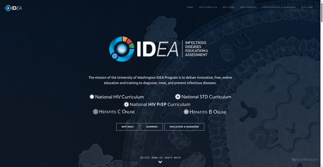 Security scan screenshot of https://idea.medicine.uw.edu