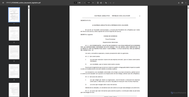 Security scan screenshot of https://www.asamblea.gob.sv/sites/default/files/documents/decretos/171117_072920482_archivo_documento_legislativo.pdf