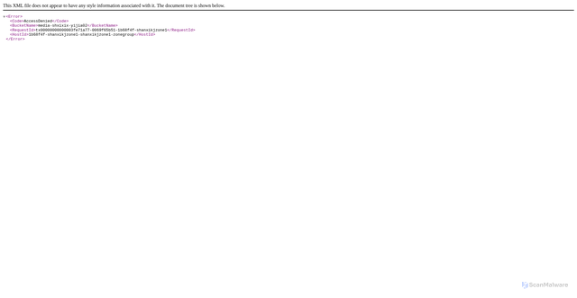 Security scan screenshot of https://media-shxixix-yijia02.sn2oss.xstore.ctyun.cn