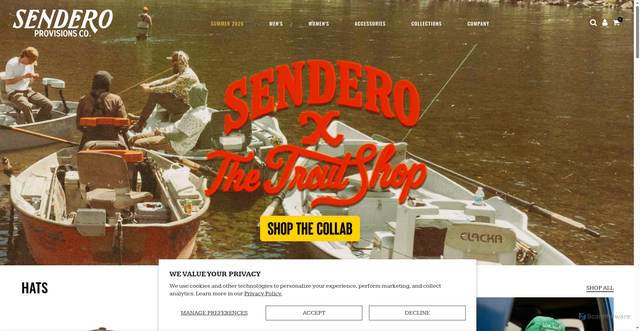 Security scan screenshot of https://senderopc.com