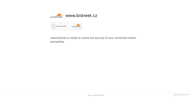 Security scan screenshot of https://bistreet.cz