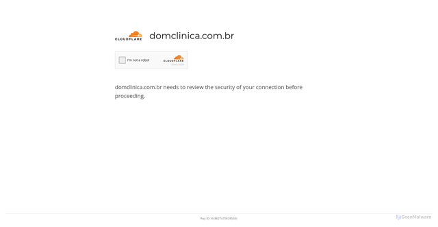 Security scan screenshot of https://domclinica.com.br