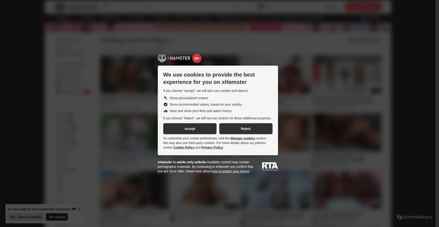 Security scan screenshot of https://amp.xhspot.com