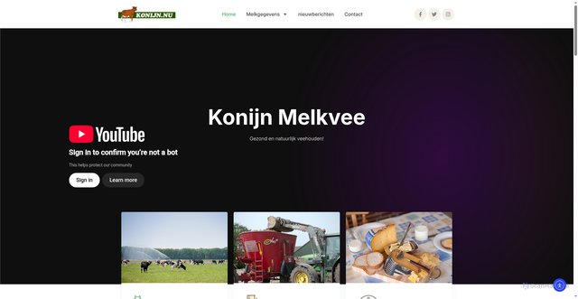 Security scan screenshot of https://konijn.nu