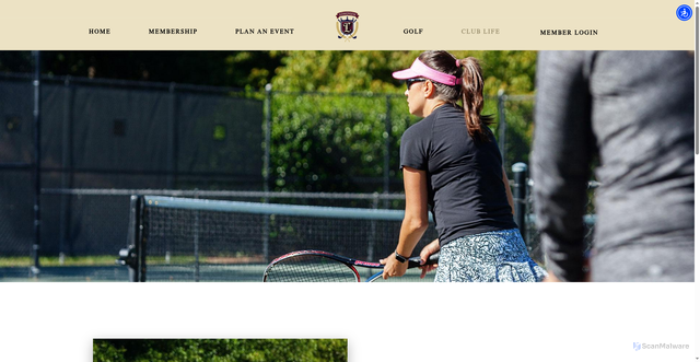 Security scan screenshot of https://www.theclubatlongview.com/tennis
