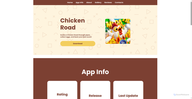 Security scan screenshot of https://zam-apps.shop/