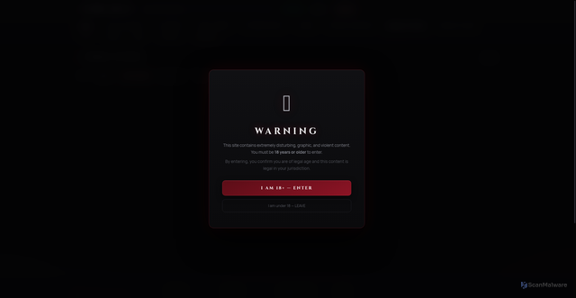 Security scan screenshot of https://gore.best/category/animal-attacks?sort=views