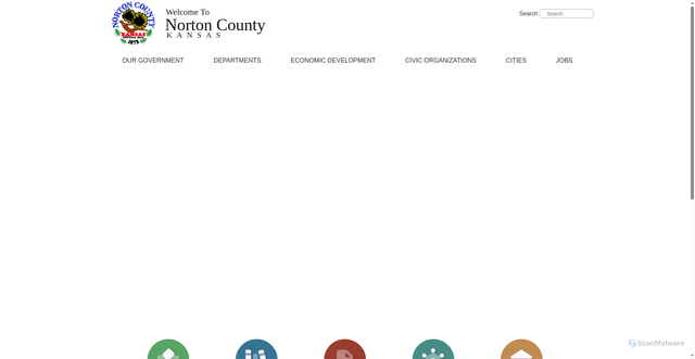Security scan screenshot of https://www.nortoncountyks.gov/
