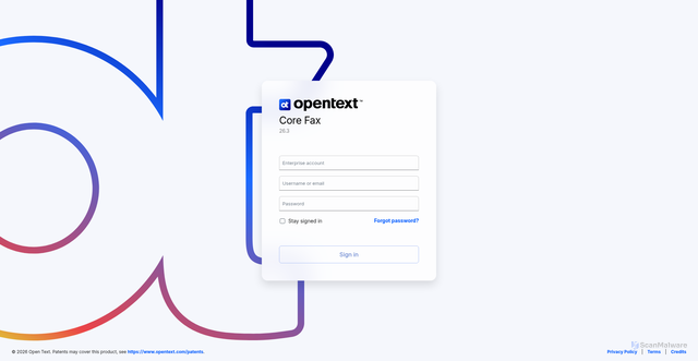 Security scan screenshot of https://faxus1.xmedius.com
