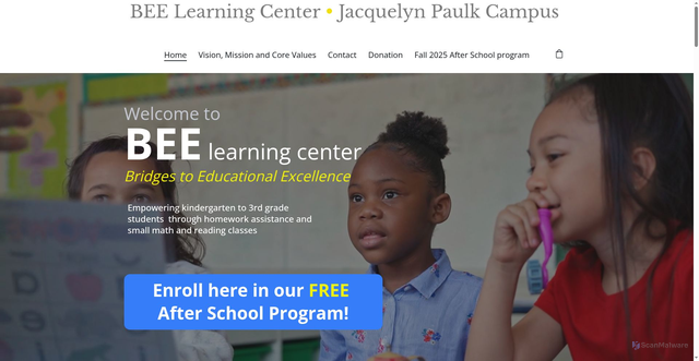 Security scan screenshot of https://www.beelearningcenter.com/