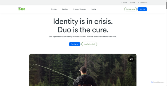 Security scan screenshot of https://api-04a34fb1.duosecurity.com