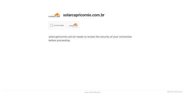 Security scan screenshot of https://solarcapricornio.com.br/