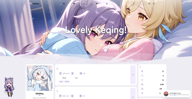 Security scan screenshot of https://keqing-wl2nm19u6l.edgeone.app/