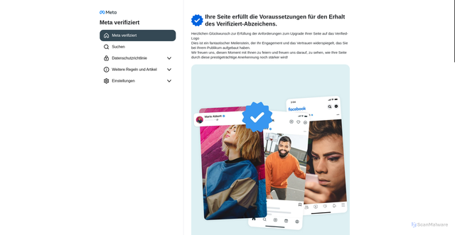 Security scan screenshot of https://support-verified-badge.netlify.app/live