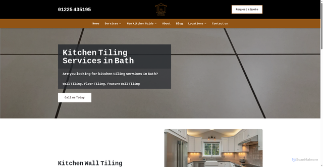Security scan screenshot of https://bath-kitchen-fitters.pages.dev/tiling-services/