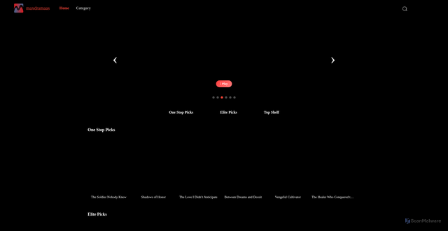 Security scan screenshot of https://maxdramaas.com/