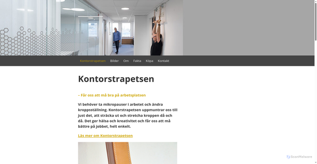 Security scan screenshot of https://trapetsarkdes.se