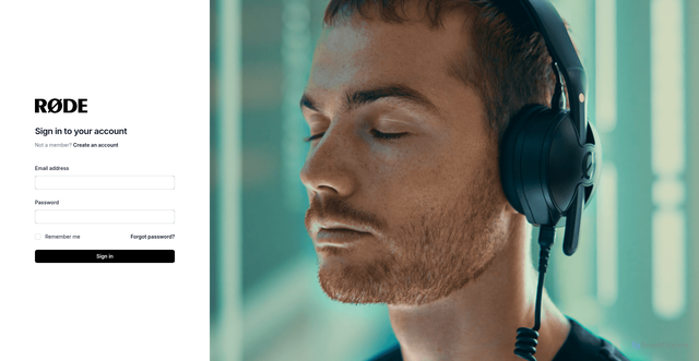 Security scan screenshot of https://account.rode.com/