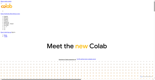 Security scan screenshot of https://colab.google