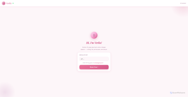Security scan screenshot of https://verlixai-ywzhybt771.edgeone.app/
