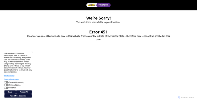 Security scan screenshot of https://www.wbli.com/news/trending/john-lennon-how-we-first-learned-about-his-death-40-years-ago/GY363XIY4RB63O7HHJUPMQYQGE/