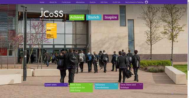 Security scan screenshot of https://jcoss.org/