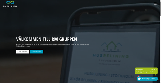 Security scan screenshot of https://rmgruppen.nu