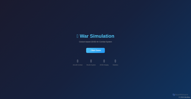 Security scan screenshot of https://war-simulation-k1on9x7off.edgeone.dev/