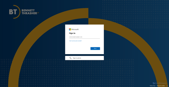 Security scan screenshot of https://btcpallp.sharepoint.com