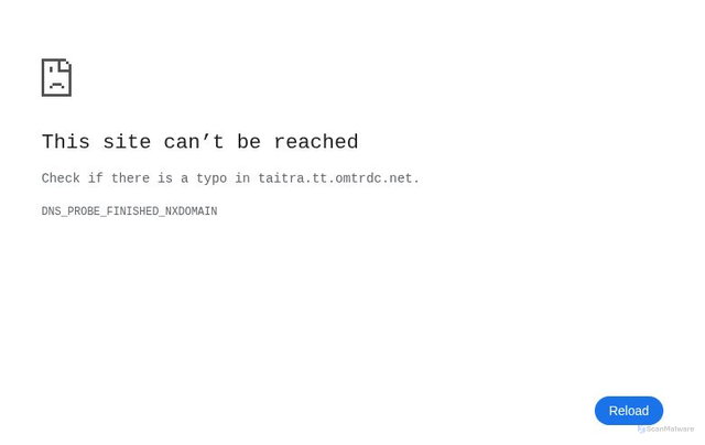 Security scan screenshot of https://taitra.tt.omtrdc.net/