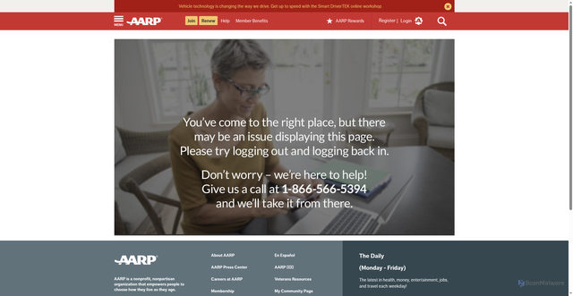 Security scan screenshot of aarp.demdex.net