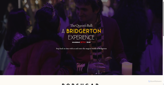 Security scan screenshot of https://bridgertonexperience.com/