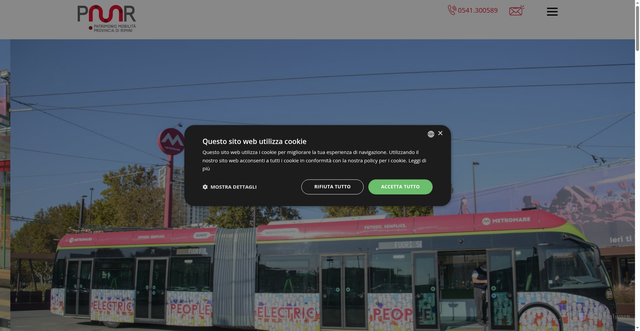 Security scan screenshot of https://www.pmrimini.it/