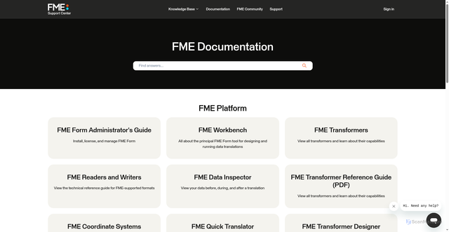 Security scan screenshot of https://docs.safe.com