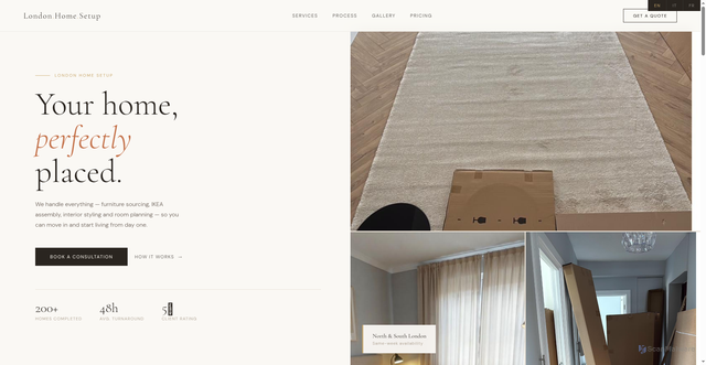Security scan screenshot of https://londonhomesetup.com/