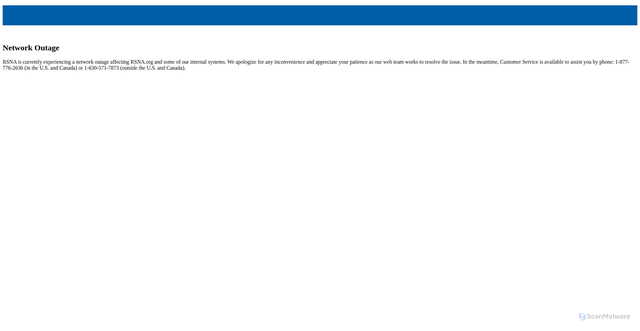 Security scan screenshot of https://rsna.org.cdn.cloudflare.net
