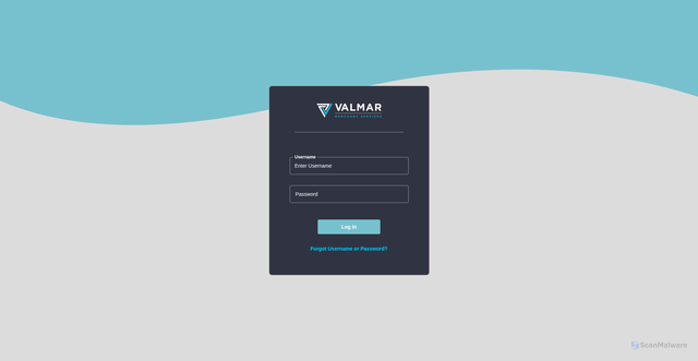 Security scan screenshot of https://service.valmarmerchants.com