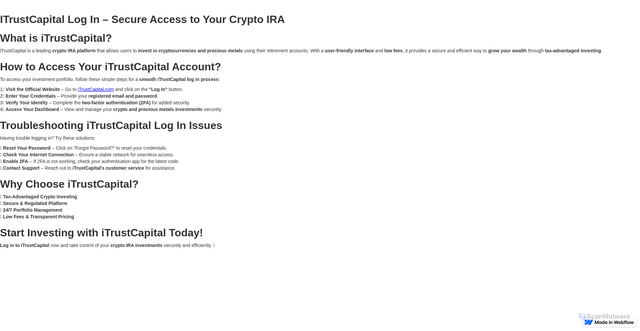 Security scan screenshot of https://my--sso--itrustcapital-cdn--en--auths.webflow.io/
