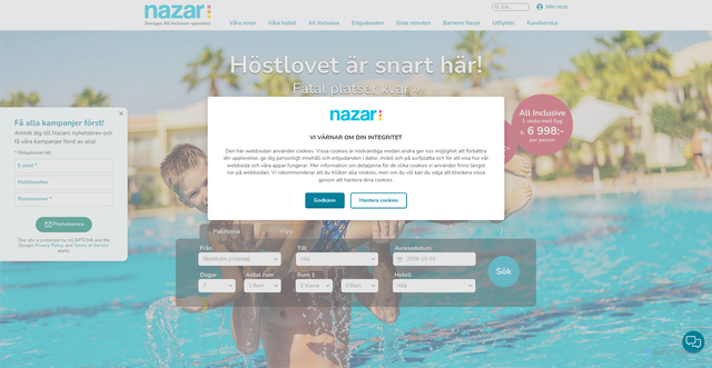 Security scan screenshot of https://nasar.se