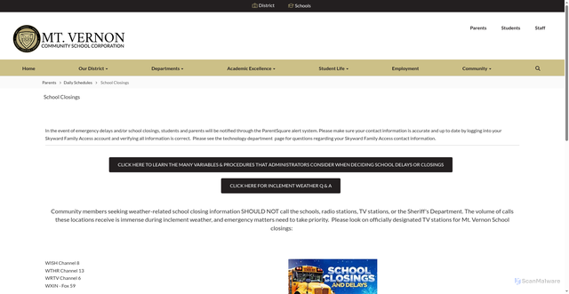 Security scan screenshot of https://mvcsc.k12.in.us/48873_3
