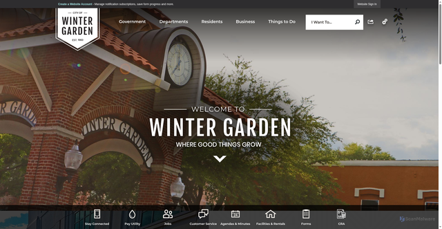 Security scan screenshot of https://wgfl.gov/